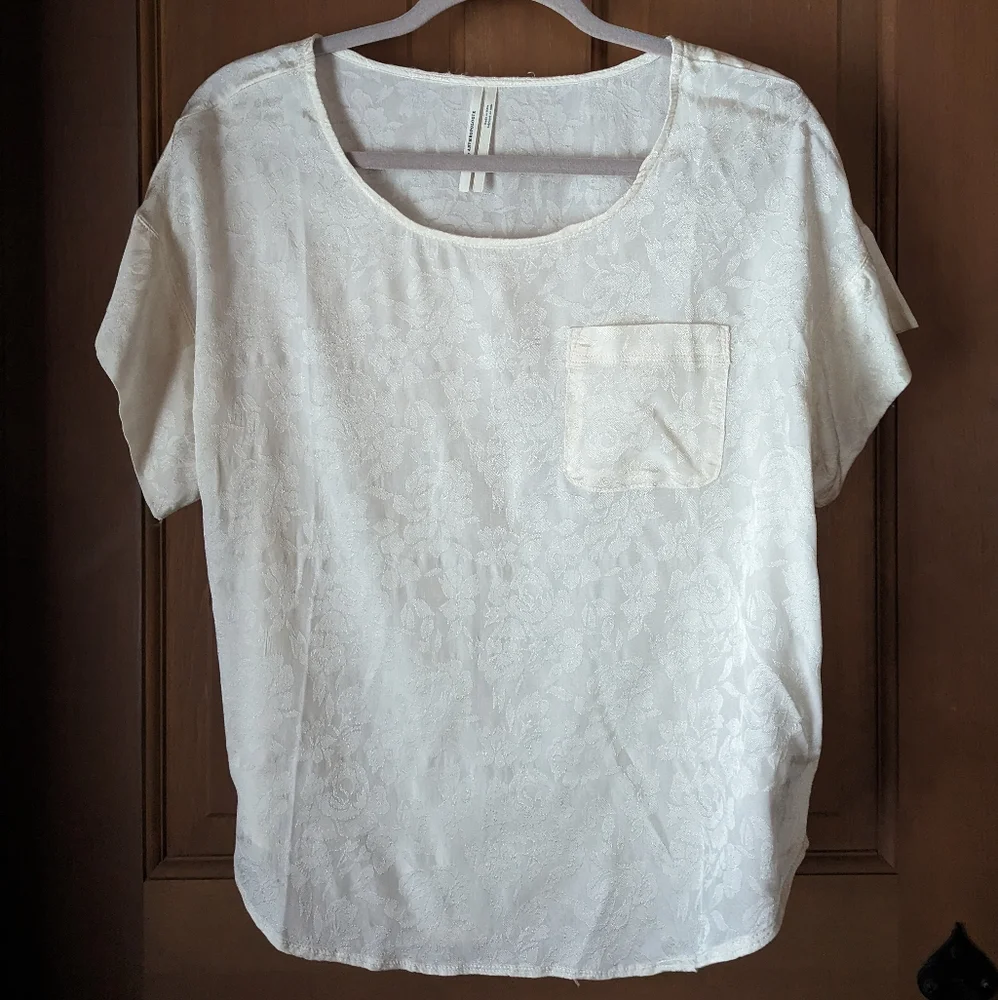 Anthropologie airy white silly blouse - Picture 1 of 6